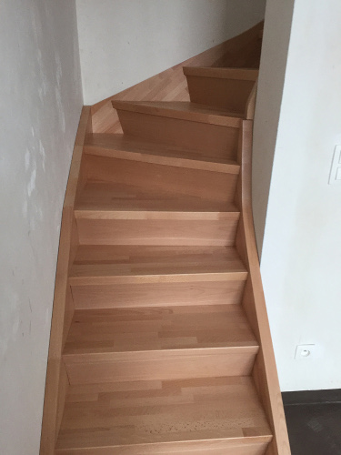 Escalier quart tournant