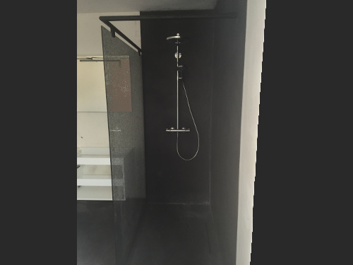 Douche  l'italienne en Mortex